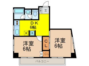 チャリオット南砂の物件間取画像